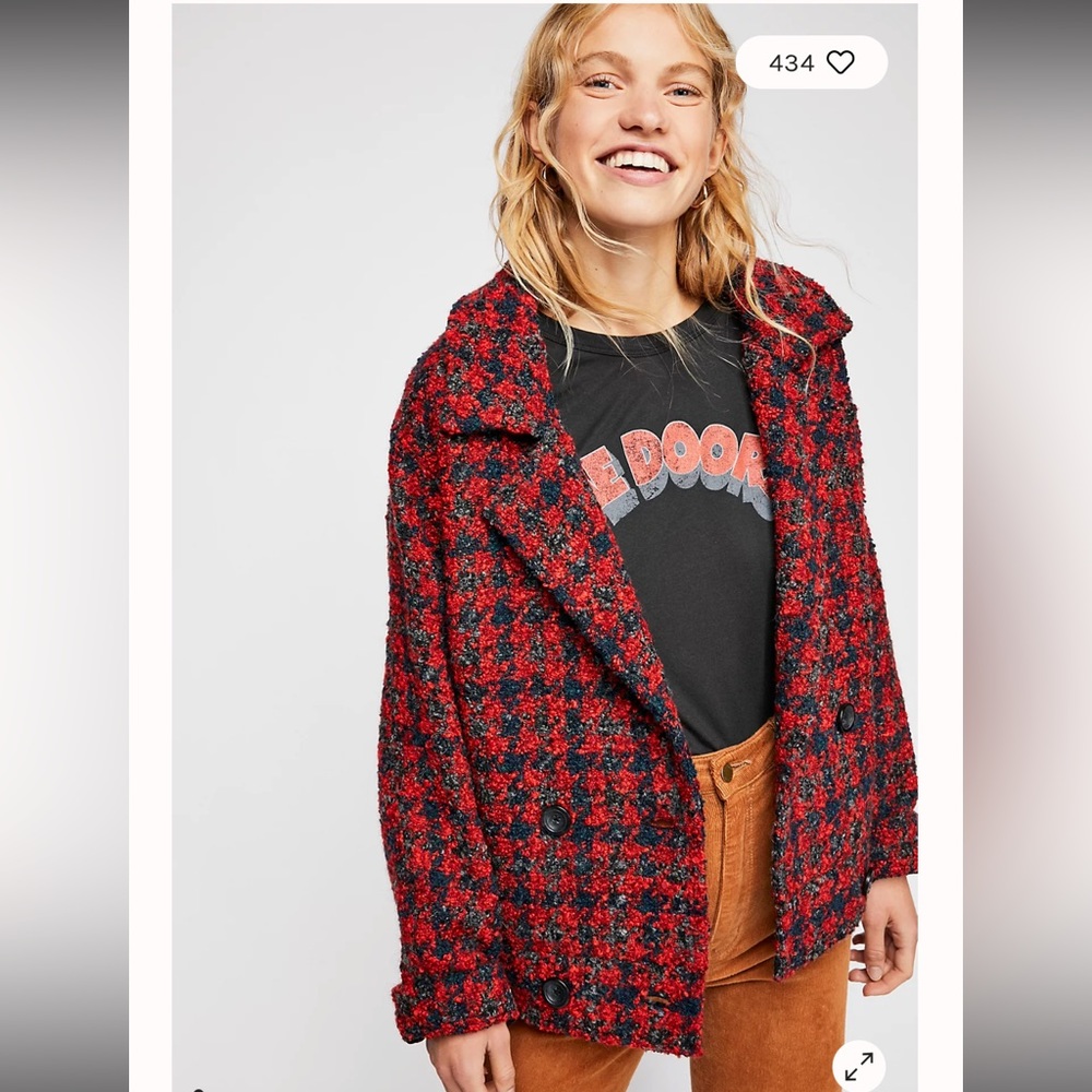 Free People Boucle Baby Coat